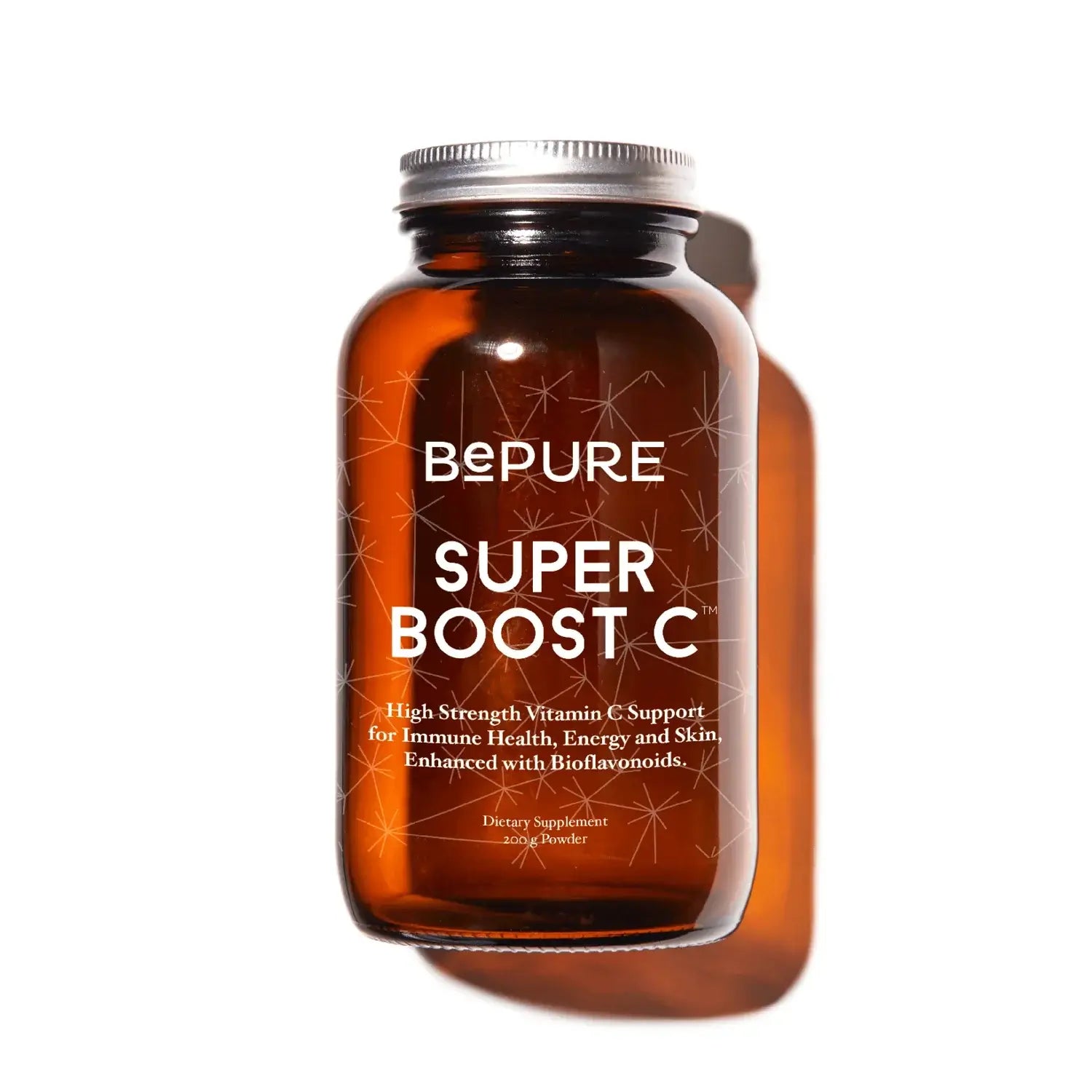 BePure Super Boost C 200g powder packaging – Windback NZ.