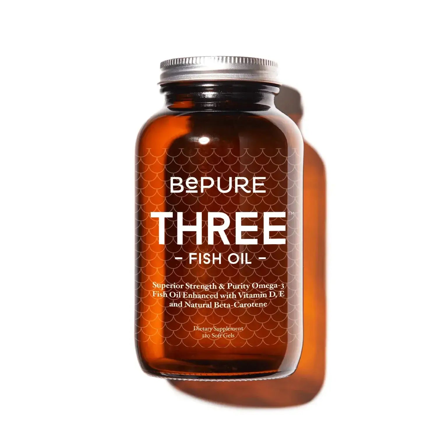 BePure Three Fish Oil 120 caps packaging – Windback NZ.
