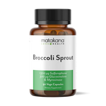 Matakana Superfoods Broccoli Sprout Capsules 30 Caps bottle with 90 vege capsules for daily dietary supplementation.