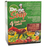 Cell-Logic Dr Soup 4 Single Serve sachets packaging – Windback NZ.