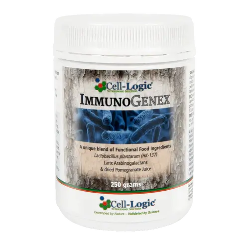 Cell-Logic ImmunoGenex - Functional Food 250g packaging - Windback NZ