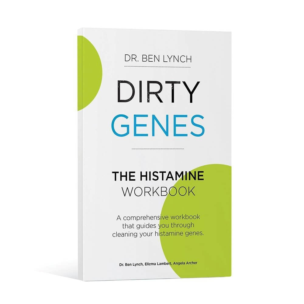 Seeking Health Dirty Genes: The Histamine Workbook cover featuring a clean and modern design - Windback NZ
