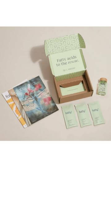 Fatty15 - 90 Day Starter Kit packaging – Windback NZ.