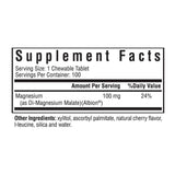 Seeking Health Magnesium Malate Chewable 100 tabs