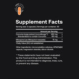 SRW Laboratories IMMUNE+ Advanced Mitochondria Formula 60 Caps supplement facts information.