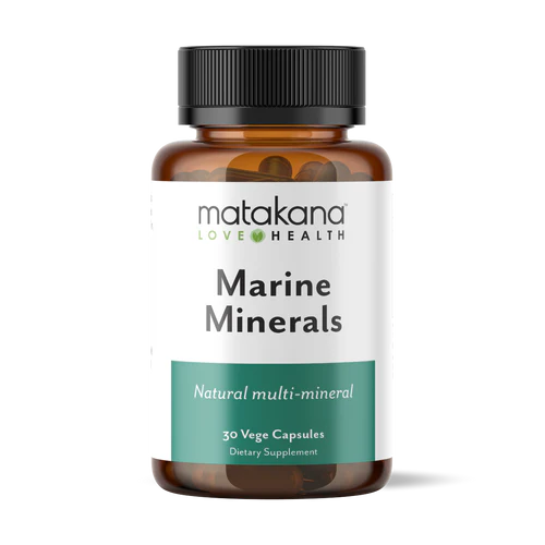 Matakana Superfoods Marine Minerals 30 Caps natural multi-mineral dietary supplement in capsule form