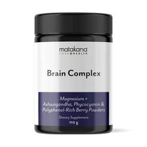 Matakana Superfoods Brain Complex 110g packaging – Windback NZ.