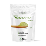 Matakana Superfoods Organic Matcha Powder 100g packaging, featuring premium grade matcha tea powder.