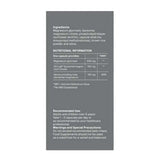 Natroceutics Magnesium Glycinate Complex 60 Caps nutritional information and recommended use details.
