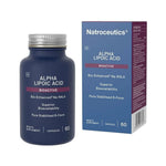 Natroceutics Alpha Lipoic Acid 60 caps supplement bottle and packaging for antioxidant support.