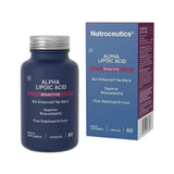 Natroceutics Alpha Lipoic Acid 60 caps supplement bottle and packaging for antioxidant support.