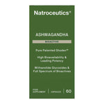 Natroceutics Ashwagandha BioActive 60 caps packaging – Windback NZ.