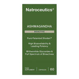 Natroceutics Ashwagandha BioActive 60 caps packaging – Windback NZ.