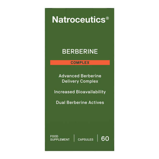 Natroceutics Berberine Complex 60 caps packaging – Windback NZ.