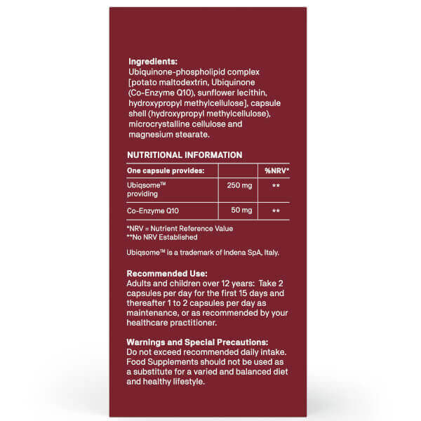 Natroceutics Co-Enzyme CoQ10 30 caps packaging – Windback NZ.
