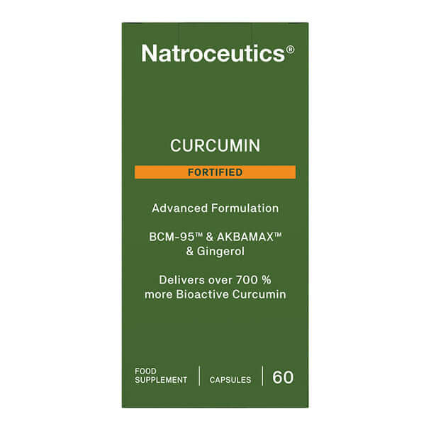 Natroceutics Curcumin Fortified 60 caps packaging – Windback NZ.