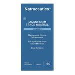 Natroceutics Magnesium Trace Minerals Complex 60 tabs packaging – Windback NZ.