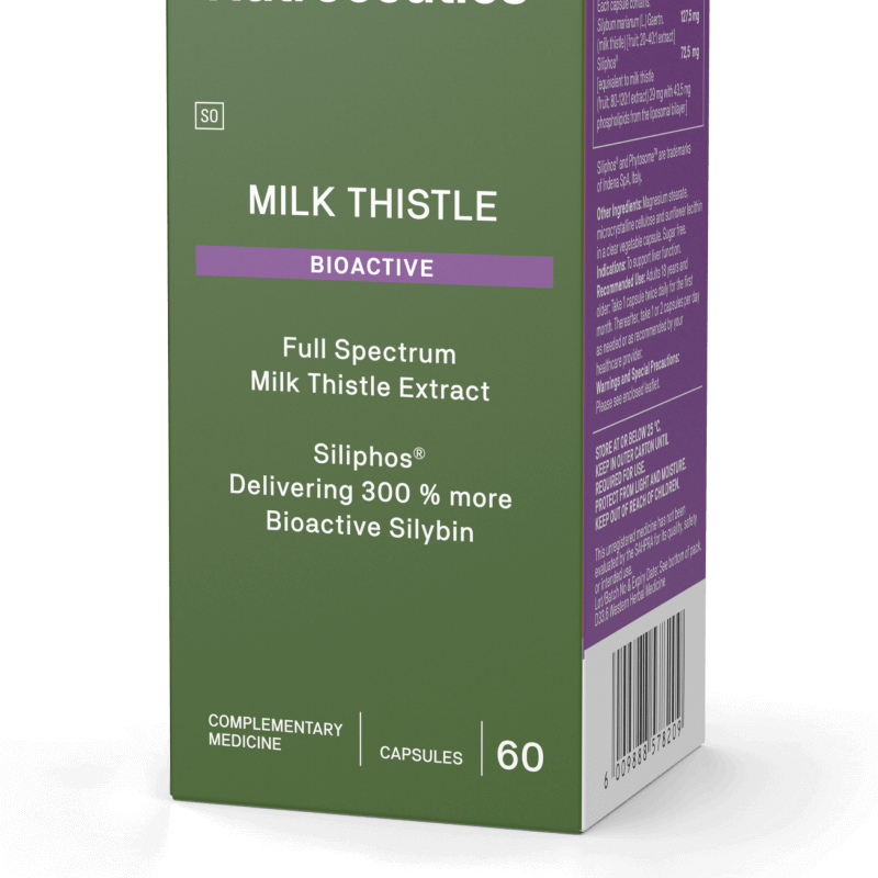 Natroceutics Milk Thistle 60 caps packaging – Windback NZ.