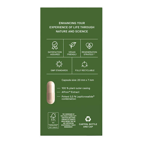 Natroceutics Saffron BioActive 30 caps packaging – Windback NZ.