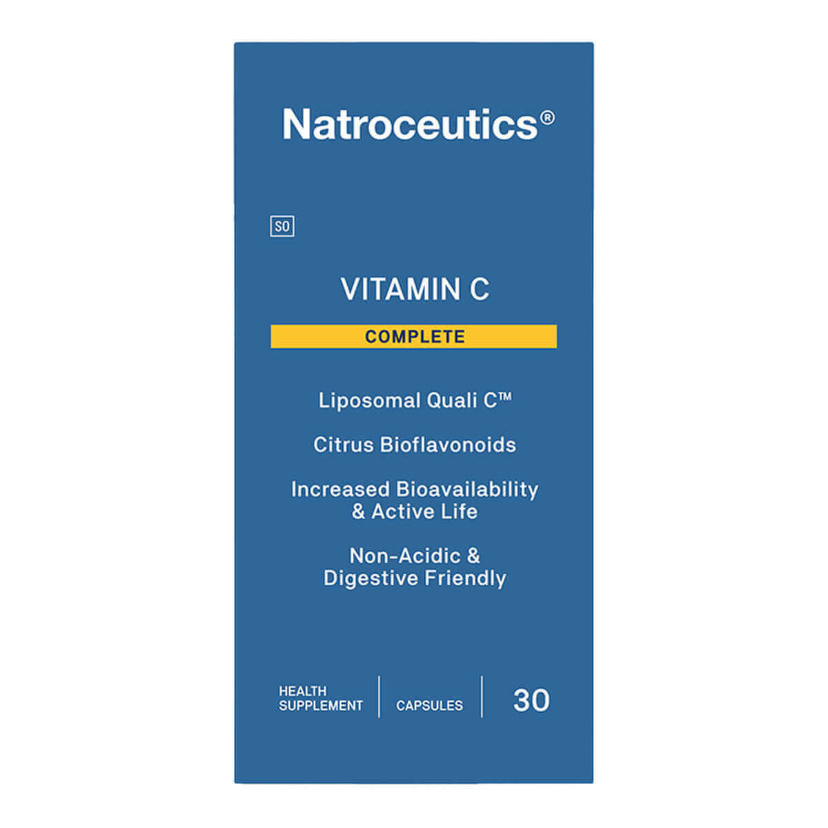 Natroceutics Vitamin C Complete 60 caps packaging – Windback NZ.