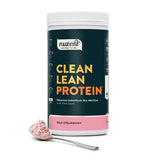 Nuzest Clean Lean Protein 1kg Wild Strawberry packaging - Windback NZ