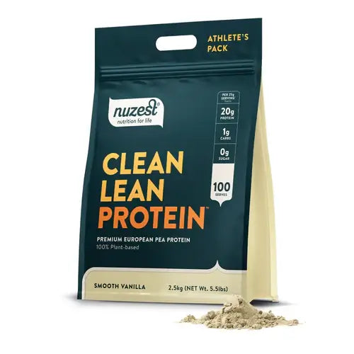Nuzest Clean Lean Protein 2.5kg Smooth Vanilla packaging - Windback NZ