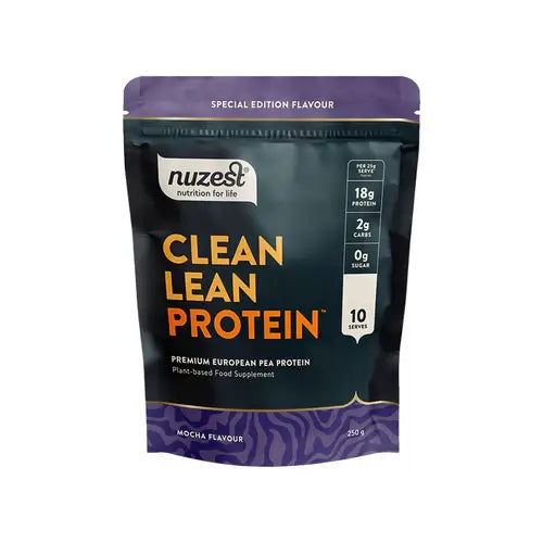 Nuzest Clean Lean Protein 250g Mocha Special edition packaging - Windback NZ