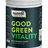 Nuzest Good Green Vitality 300g packaging – Windback NZ.