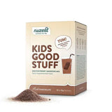 Nuzest Kids Good Stuff 10 Sachet Box Rich Chocolate packaging - Windback NZ