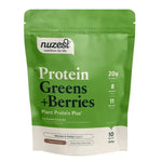 Nuzest Protein Green + Berries 300g Cocoa Flavour packaging - Windback NZ