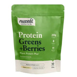 Nuzest Protein Green + Berries 300g Vanilla Caramel packaging - Windback NZ
