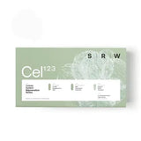 SRW Laboratories Cel¹²³ Cellular Rejuvenation Series 3 x 60 Caps packaging showcasing its formulation and benefits.