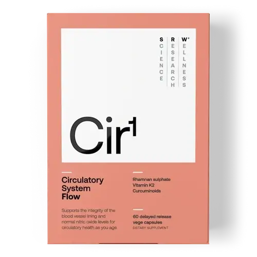 SRW Laboratories Cir¹ Flow Heart & Circulation 60 Caps packaging featuring circulatory health support.