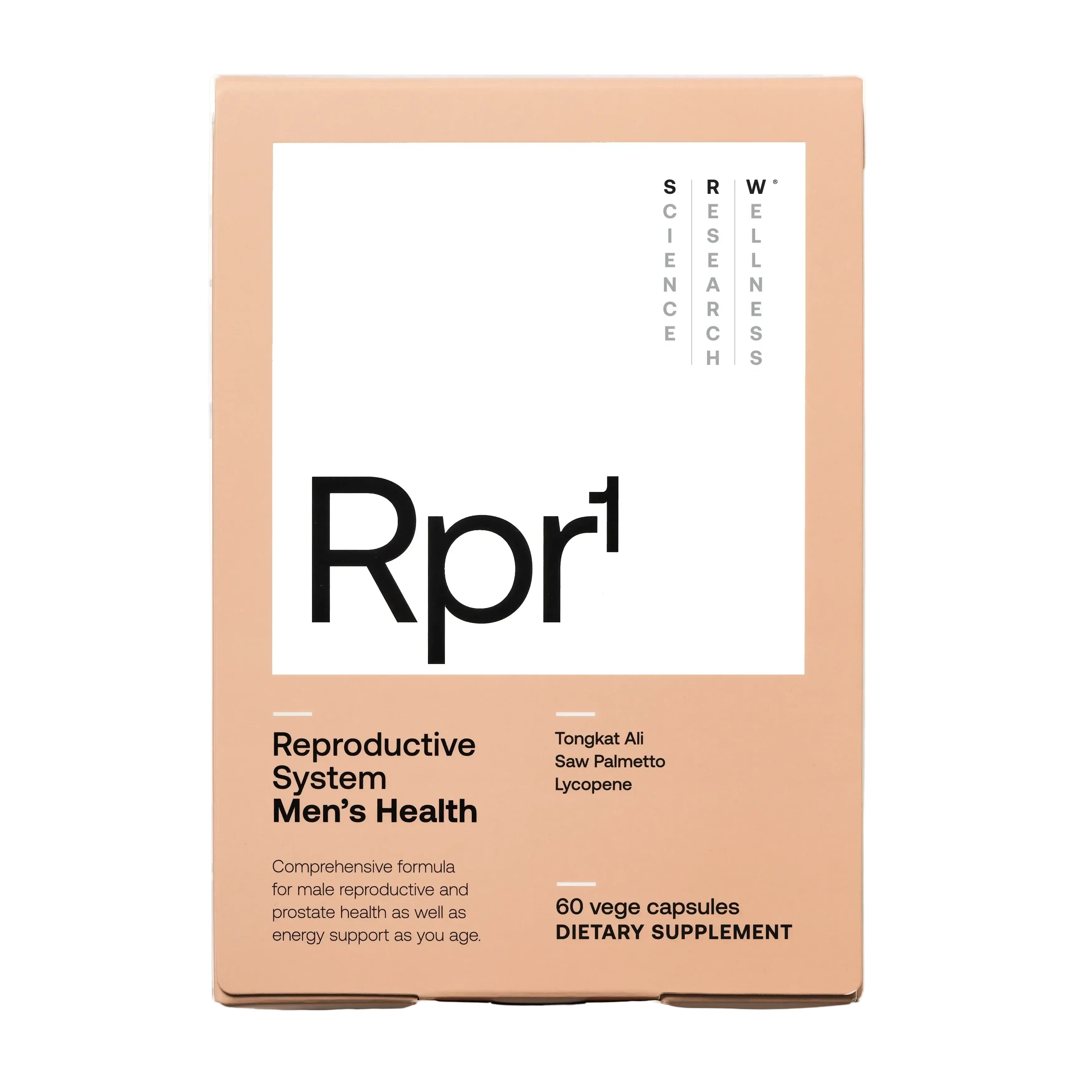 SRW Laboratories Rpr¹ Men's Health 60 Caps - advanced formula for male reproductive health and vitality.