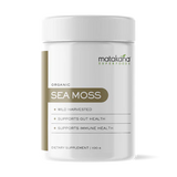 Matakana Superfoods Organic Sea Moss 100g packaging, dietary supplement for gut and immune health.