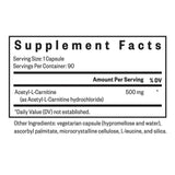 Seeking Health Acetyl-L-Carnitine 90 caps packaging – Windback NZ.