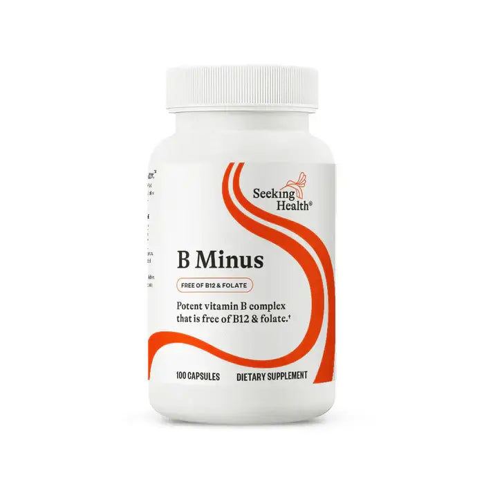 Seeking Health B Minus 100 caps packaging – Windback NZ.