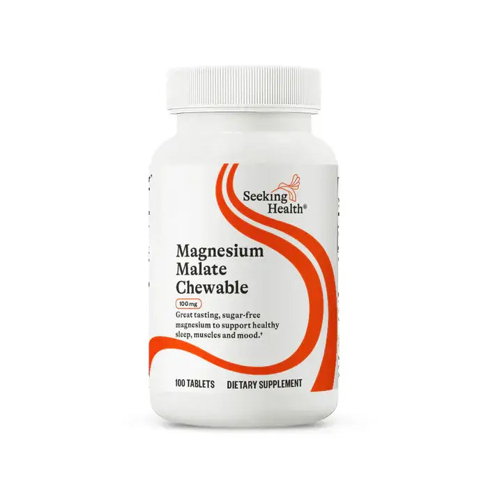 Seeking Health Magnesium Malate Powder 250g packaging – Windback NZ.