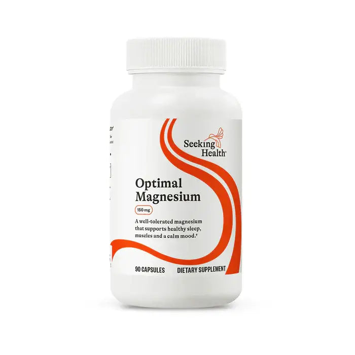 Seeking Health Optimal Magnesium 90 caps packaging – Windback NZ.