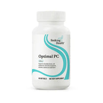Seeking Health Optimal PC 100 soft gels packaging – Windback NZ