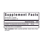 Seeking Health PQQ Lozenge 30 lozenges packaging – Windback NZ.