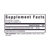 Seeking Health PQQ Lozenge 30 lozenges packaging – Windback NZ.