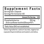 Seeking Health Phosphatidyl Serine 60 caps packaging – Windback NZ.