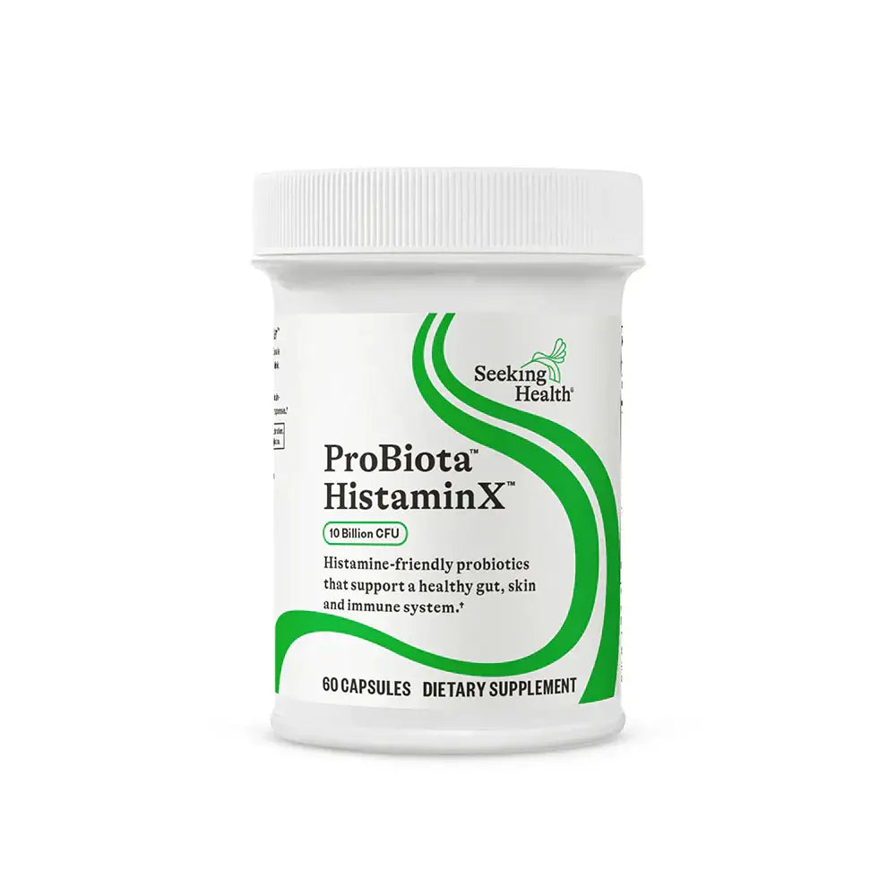 Seeking Health ProBiota HistaminX™ 60 caps packaging – Windback NZ.
