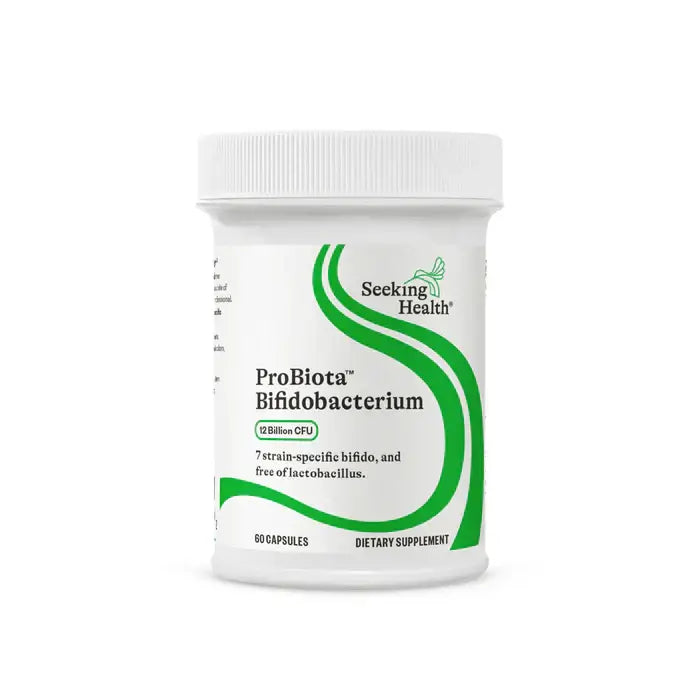 Seeking Health Probiota Bifidobacterium 60 caps packaging – Windback NZ.