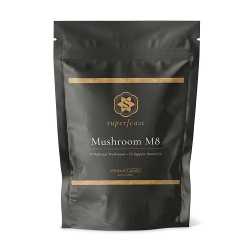 SuperFeast Mushroom M8 240 caps packaging - Windback NZ