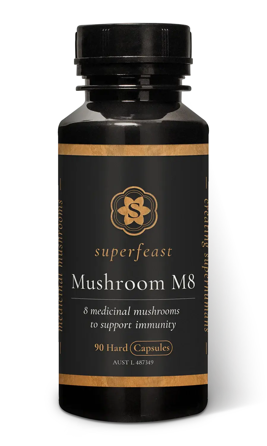 SuperFeast Mushroom M8 90 caps packaging - Windback NZ