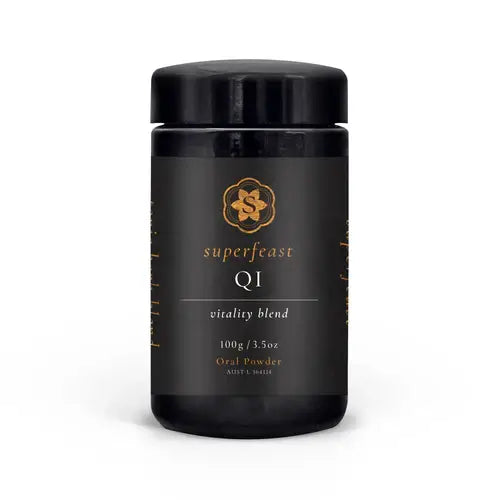 SuperFeast QI Blend 100g packaging - Windback NZ