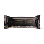 Matakana Superfoods Organic Superfood Dark Chocolate Bar 20 Bars packaging featuring superfood ingredients.