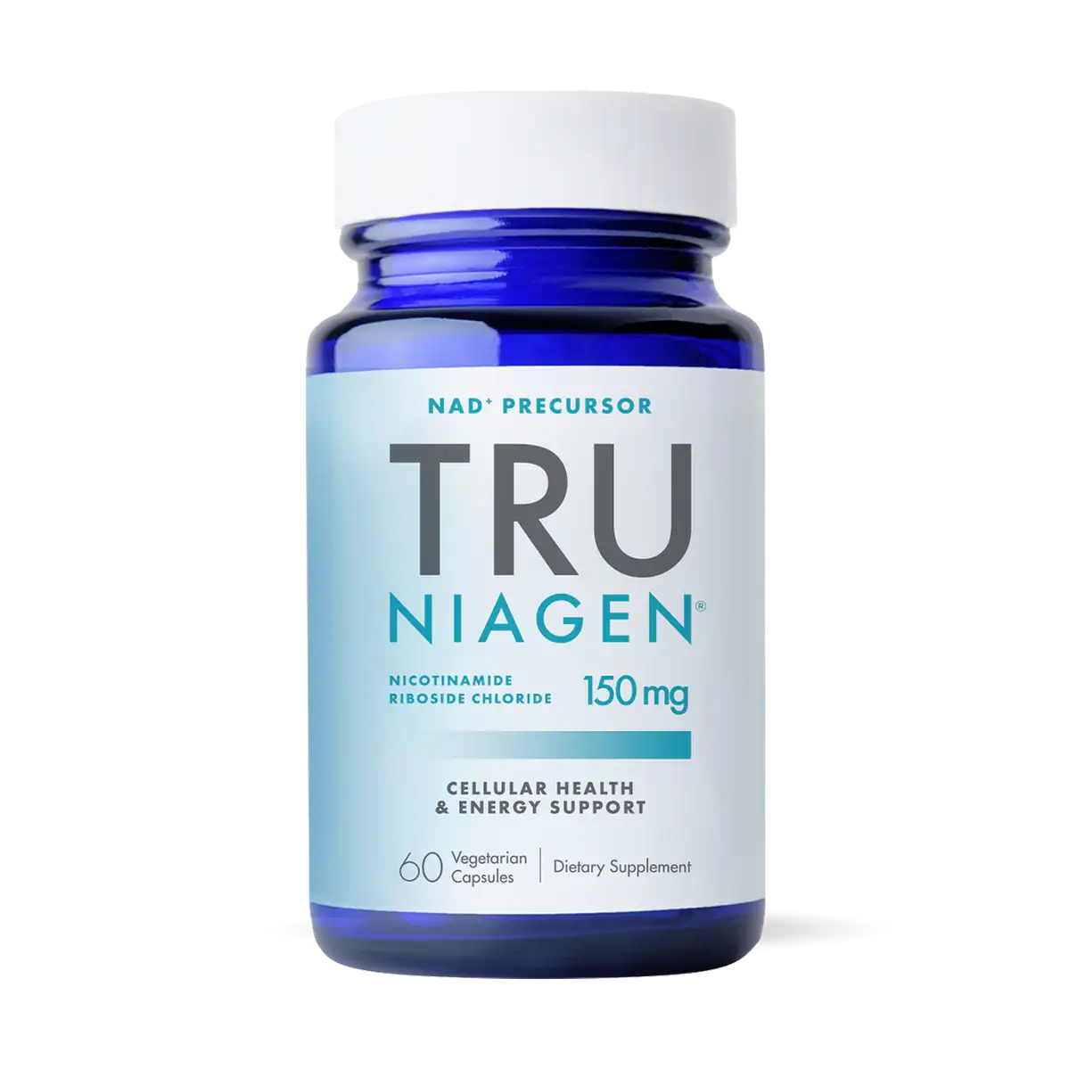 Tru Niagen 150mg 60 caps packaging – Windback NZ.